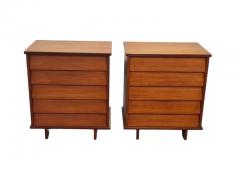 Ilmari Tapiovaara A Pair of Mid Century Ilmari Tapiovaara Teak Drawer Chests for Asko 1950s - 3972765