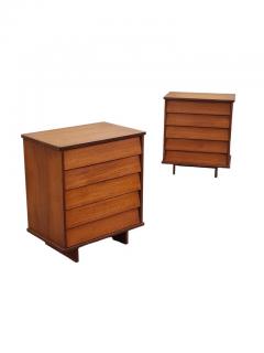 Ilmari Tapiovaara A Pair of Mid Century Ilmari Tapiovaara Teak Drawer Chests for Asko 1950s - 3972767