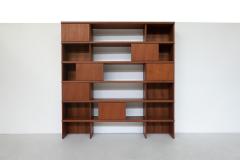 Ilmari Tapiovaara Mid Century Modern Bookcase with Sliding Doors by Ilmari Tapiovaara - 3282653