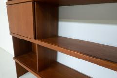 Ilmari Tapiovaara Mid Century Modern Bookcase with Sliding Doors by Ilmari Tapiovaara - 3282658