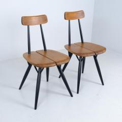 Ilmari Tapiovaara Pair of Ilmari Tapiovaara Pirkka chairs Laukaan Puu Finland 1950s - 4423390