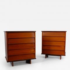 Ilmari Tapiovaara Pair of Mid Century Teak Drawer Chests Ilmari Tapiovaara for Asko 1950s - 4426614