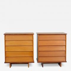 Ilmari Tapiovaara Pair of Nordic Modern Teak Drawer Chests Ilmari Tapiovaara for Asko 1950s - 4512872