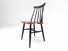 Ilmari Tapiovaara Set of 6 Fanett Dining Chairs by Ilmari Tapiovaara for Edsby Verken - 2517458