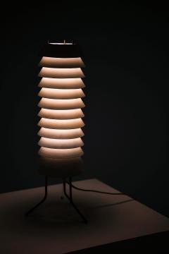 Ilmari Tapiovaara White Metal and Brass Table Lamp by Ilmari Tapiovaara 1955 - 4606215