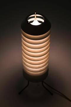 Ilmari Tapiovaara White Metal and Brass Table Lamp by Ilmari Tapiovaara 1955 - 4606217