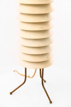 Ilmari Tapiovaara White Metal and Brass Table Lamp by Ilmari Tapiovaara 1955 - 4606231
