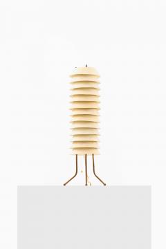 Ilmari Tapiovaara White Metal and Brass Table Lamp by Ilmari Tapiovaara 1955 - 4606354