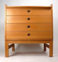 Ilse Rix Danish Modern Oak Chest of Drawers by Llse Rix - 177490