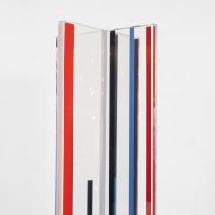 Ilya Bolotowsky Midcentury Modernist Lucite Sculpture by Ilya Bolotowsky Plastic Column  - 1613091