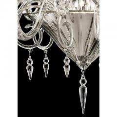 Imperial Transparent Rigadin Murano Glass Chandelier - 4629924