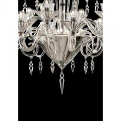 Imperial Transparent Rigadin Murano Glass Chandelier - 4629925