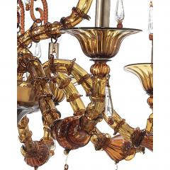 Imperial Venetian Brown Ca Rezzonico With Curls Murano Glass Chandelier - 4578968