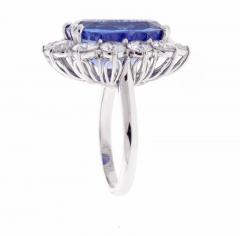 Important 17 Carat GIA Cert Ceylon Sapphire Diamond Ring - 442181