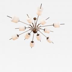 Important 72 Chandelier Italy 1950s - 2400320