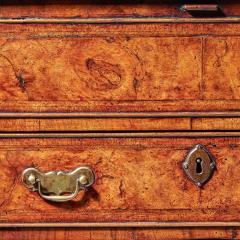 Important Early George II Burr Walnut Diminutive Bureau Bachelors C 1730 - 3710633