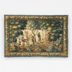 Important French Abusson Allegorical Tapestry of Summer Four Seasons Signed - 595696