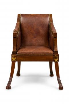 Important French Consulat Mahogany and Bronze Mounted Armchair - 4169340
