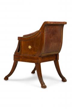 Important French Consulat Mahogany and Bronze Mounted Armchair - 4169342