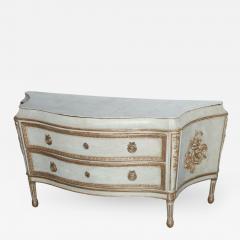 Important Italian Neoclassic Painted and Parcel Gilt Commode - 410133