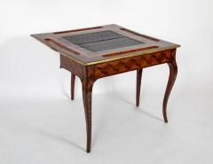 Important Late 18th Century Italian Marquetry Game Table - 3246308