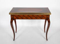 Important Late 18th Century Italian Marquetry Game Table - 3246310