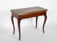 Important Late 18th Century Italian Marquetry Game Table - 3246311