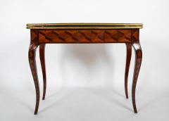 Important Late 18th Century Italian Marquetry Game Table - 3246314