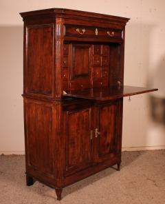 Important Louis XVI Cherrywood Secretary 18th Century - 2614757