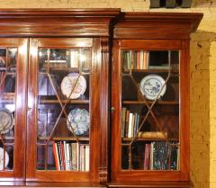 Important Mahogany Library Bookcase From The 19th Century From England - 3631380