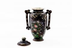 Important Meiji Period Japanese Cloisonn Enamel Covered Jar by Miwa Tomisaburo - 4556606