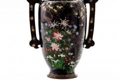 Important Meiji Period Japanese Cloisonn Enamel Covered Jar by Miwa Tomisaburo - 4556609