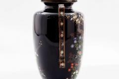 Important Meiji Period Japanese Cloisonn Enamel Covered Jar by Miwa Tomisaburo - 4556611