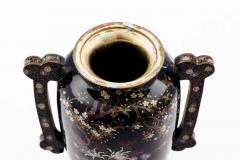Important Meiji Period Japanese Cloisonn Enamel Covered Jar by Miwa Tomisaburo - 4556615