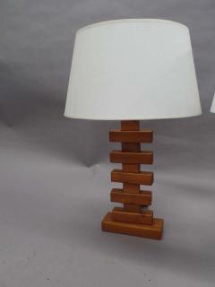 Important Pair of Constructivist Table Lamps in the Style of Alexandre Rodchenko - 1877168