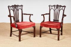 Important Pair of George II Armchairs - 4594986