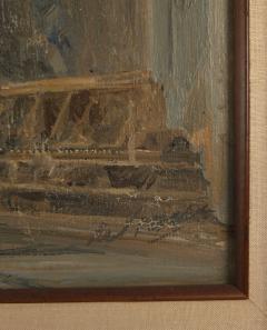 Impressionist Painting of a Cathedral Interior Early 20th Century - 4010905