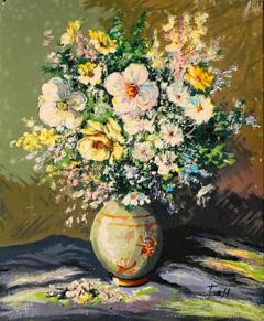 Impressionist Still Life Oil Painting by Montana Artist Olive Fell - 3958123