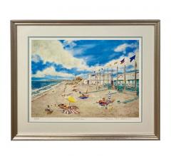 Impressionistic Coastal View Entitled Sea Side by Pamela Pike Gordinier - 3251553