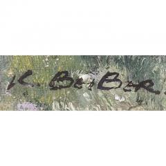 Impressionistic Seascape Oil on Canvas Painting of a Lady and Seagulls - 3307487