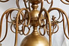 Impressive 18th Century Three Tier Brass Chandelier - 3669132