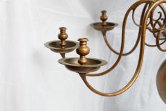 Impressive 18th Century Three Tier Brass Chandelier - 3669135