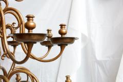 Impressive 18th Century Three Tier Brass Chandelier - 3669140