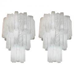 Impressive Alabaster Effect Murano Glass Tronchi Chandelier - 4208915