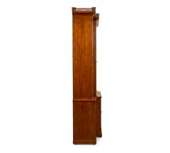 Impressive Early 20th Century George III Style Inlaid Walnut Breakfront Cabinet - 4552871