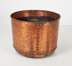 Impressive English Large Scale Riveted Copper Vessel - 3568387