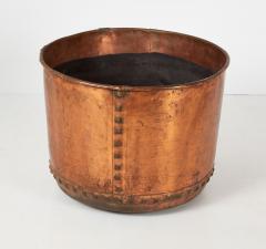 Impressive English Large Scale Riveted Copper Vessel - 3568391