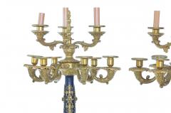 Impressive French Gilt Bronze Torchieres Candelabras - 1822997