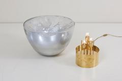 Impressive Huge Pair of Murano Glass and Brass Table Lamps - 798928
