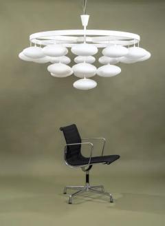 Impressive Midcentury Modern Cloud Chandelier from Volksgarten Milchhalle Vienna - 4067485